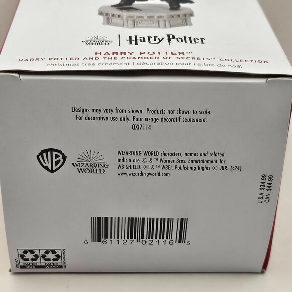 Hallmark 2024 HARRY POTTER Storytellers Chamber of Secrets Wizard - Picture 9 of 9
